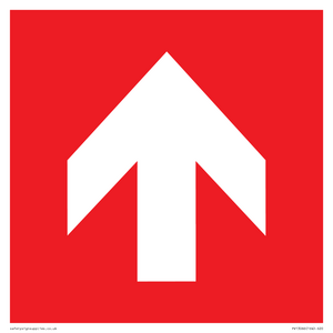 Up arrow (white on red background)